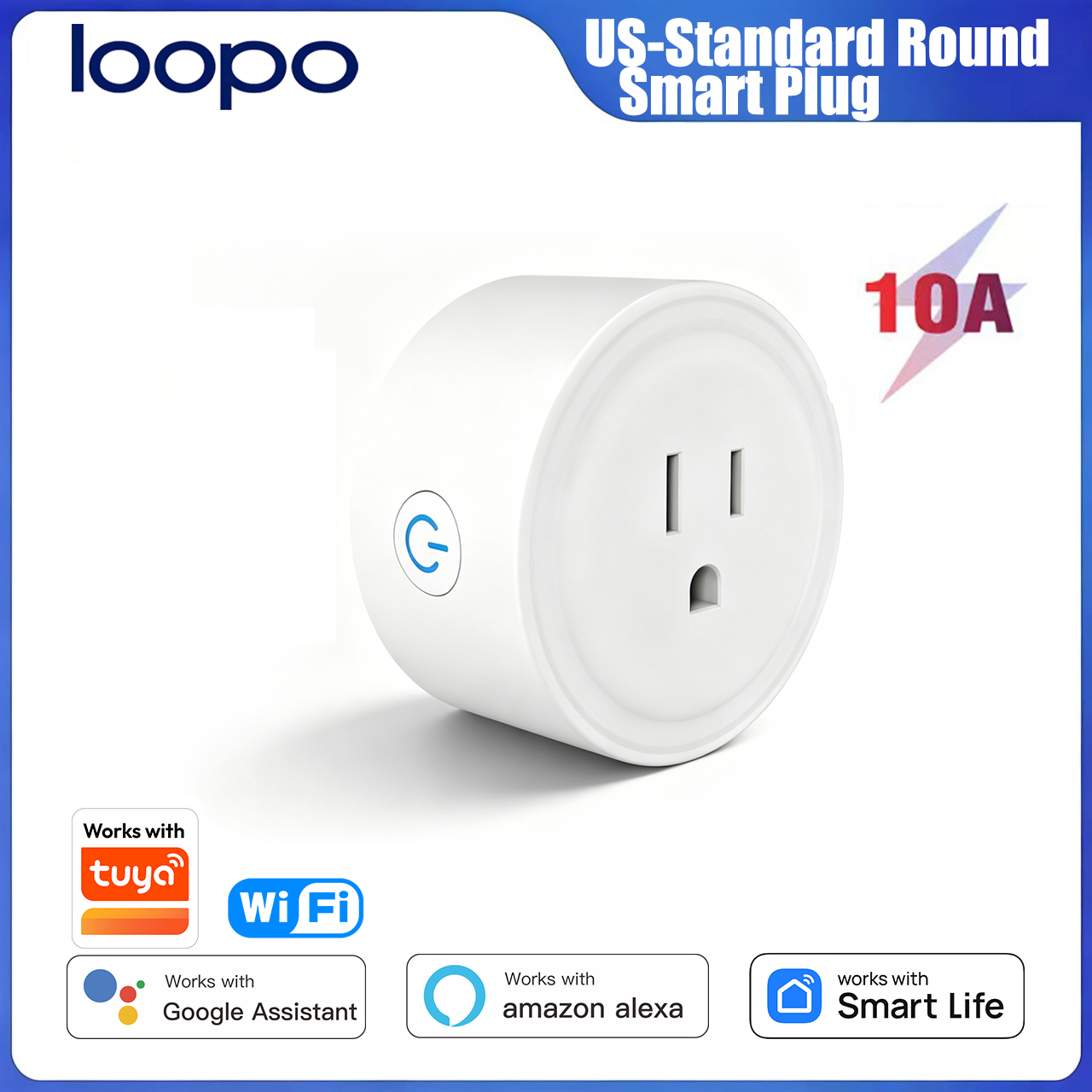 Smart Home Solution - Tuya WiFi US Round 10A Smart
