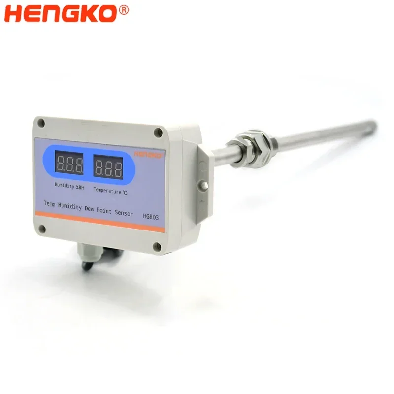 Temperature Sensor - HENGKO Pipeline Type High Precision Dew