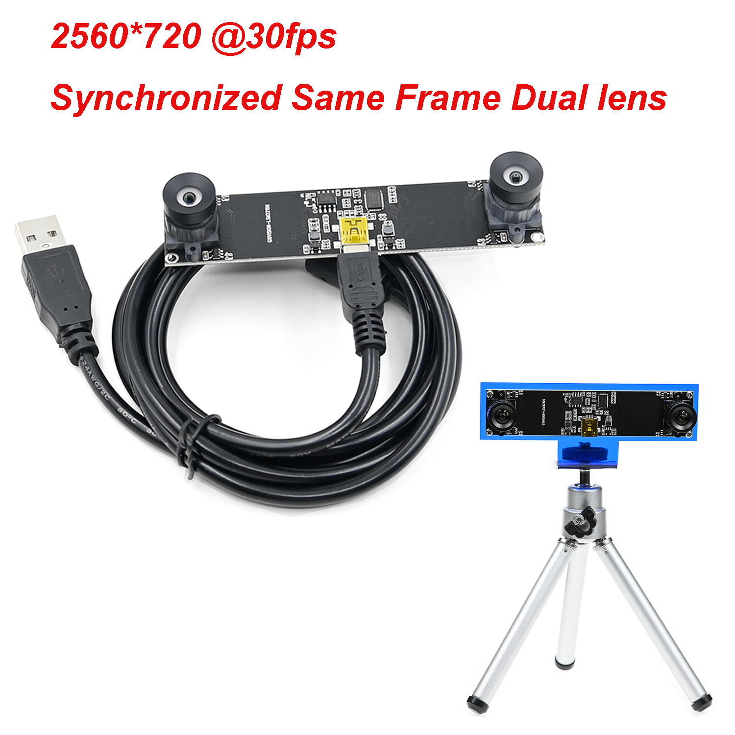 Smart Home Raspberry Pi - 3D Stereo VR Camera Module Synchronized