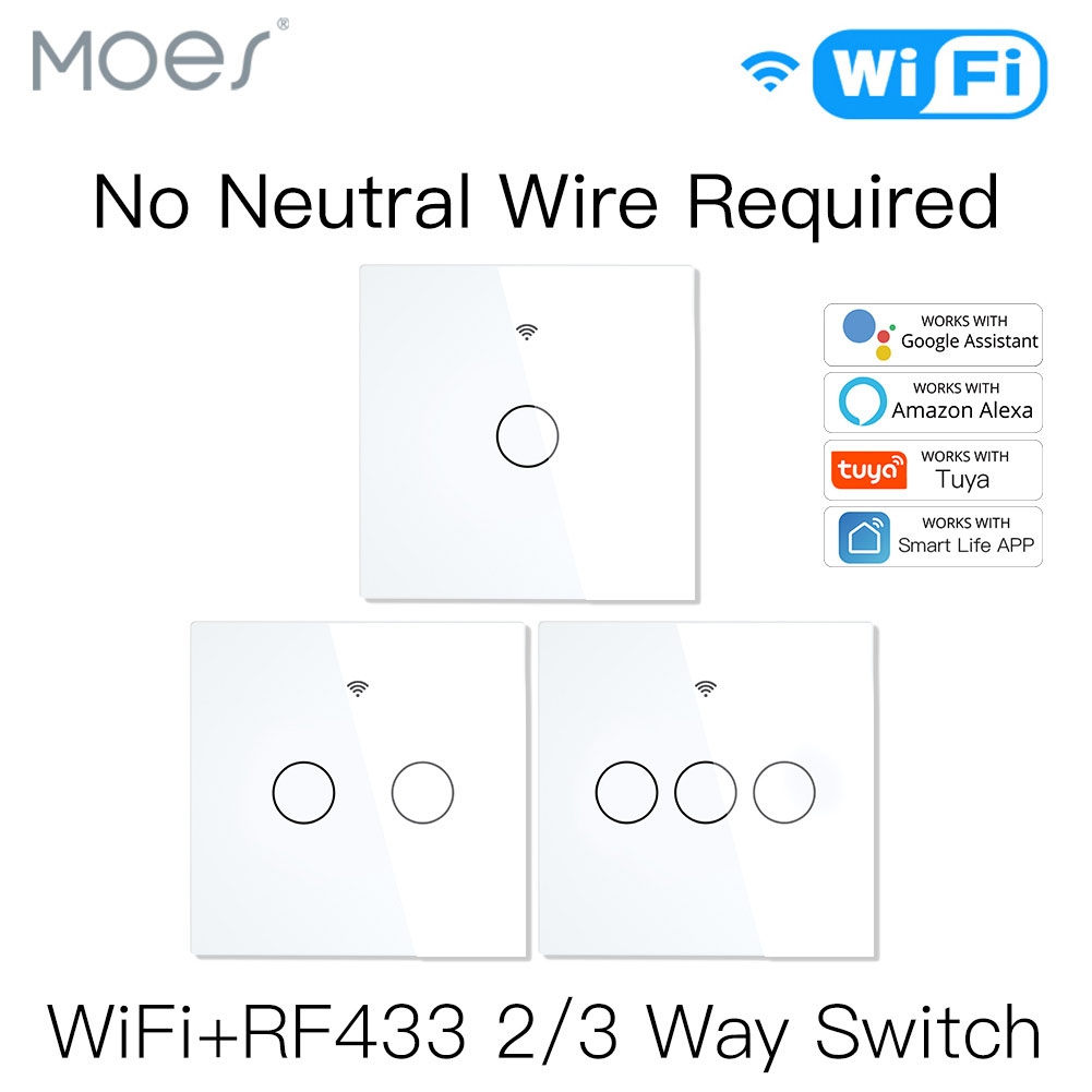 Smart Home Solution - NEW WiFi Smart Light Switch RF433