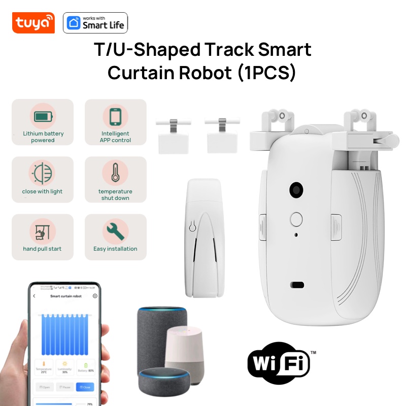 Smart Curtain Robot - Tuya Smart Curtain Robot WiFi APP