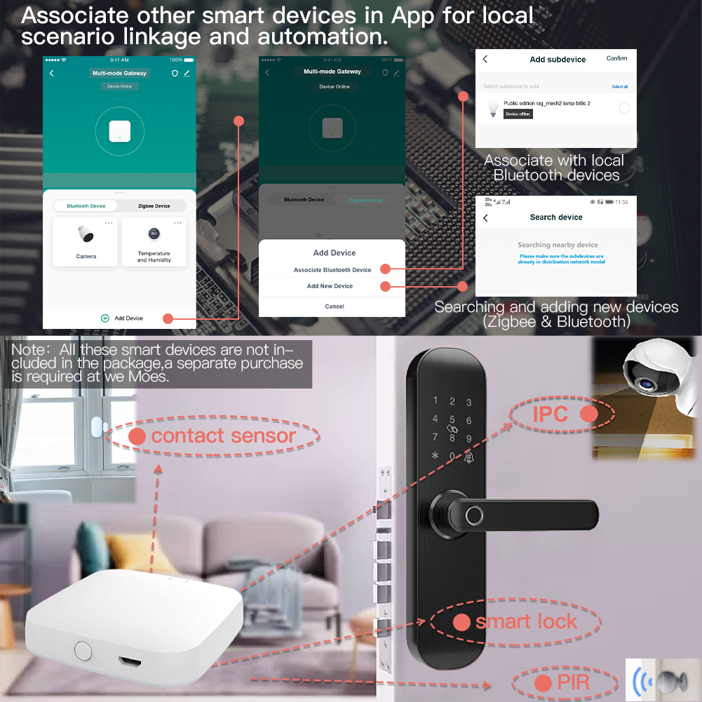 MOES Multi-mode Smart Gateway  - Smart Home Hub Ikea のレビューと価格