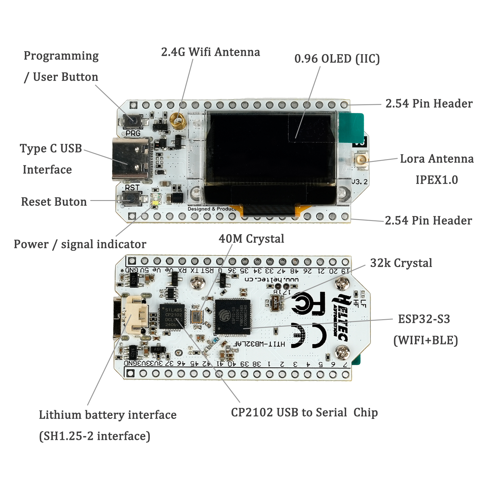 2Sets LoRa32 V3 868MHz 915MHz  - Smart Home Kit のレビューと価格
