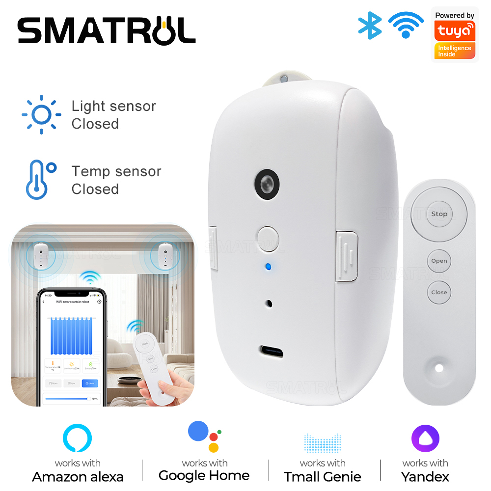 Tuya Smart Curtain Motor Bt Vo - Smart Curtain Robot のレビューと価格