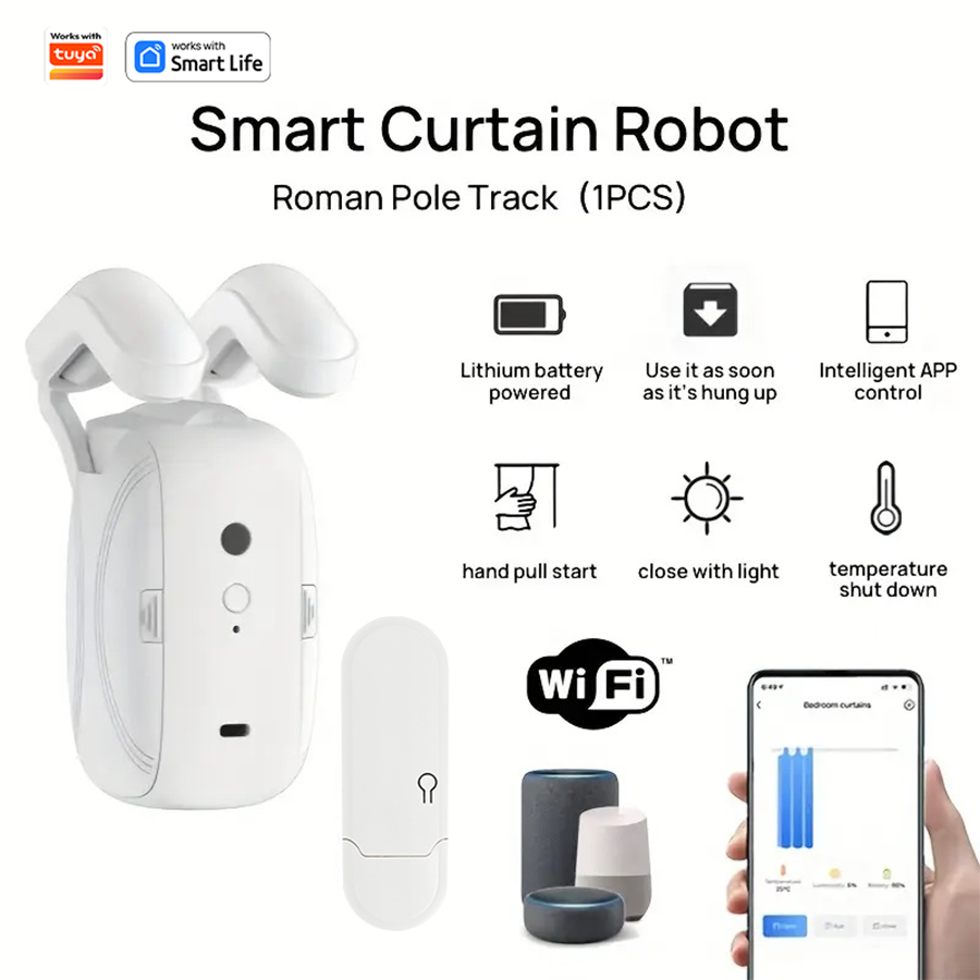 1/2pcs Smart WiFi Curtain Robo - Smart Curtain Robot のレビューと価格