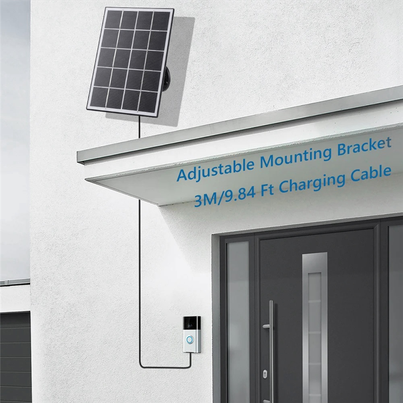 B44C 20W Solar Panel Charger F - Video Doorbell のレビューと価格