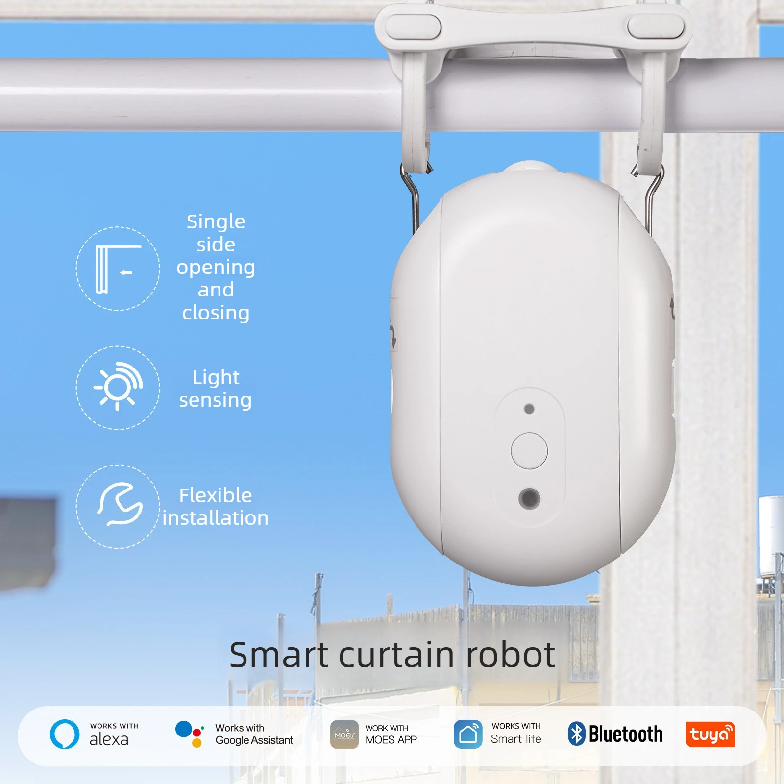 2026 Tuya Smart Home Zigbee Cu - Smart Curtain Robot のレビューと価格