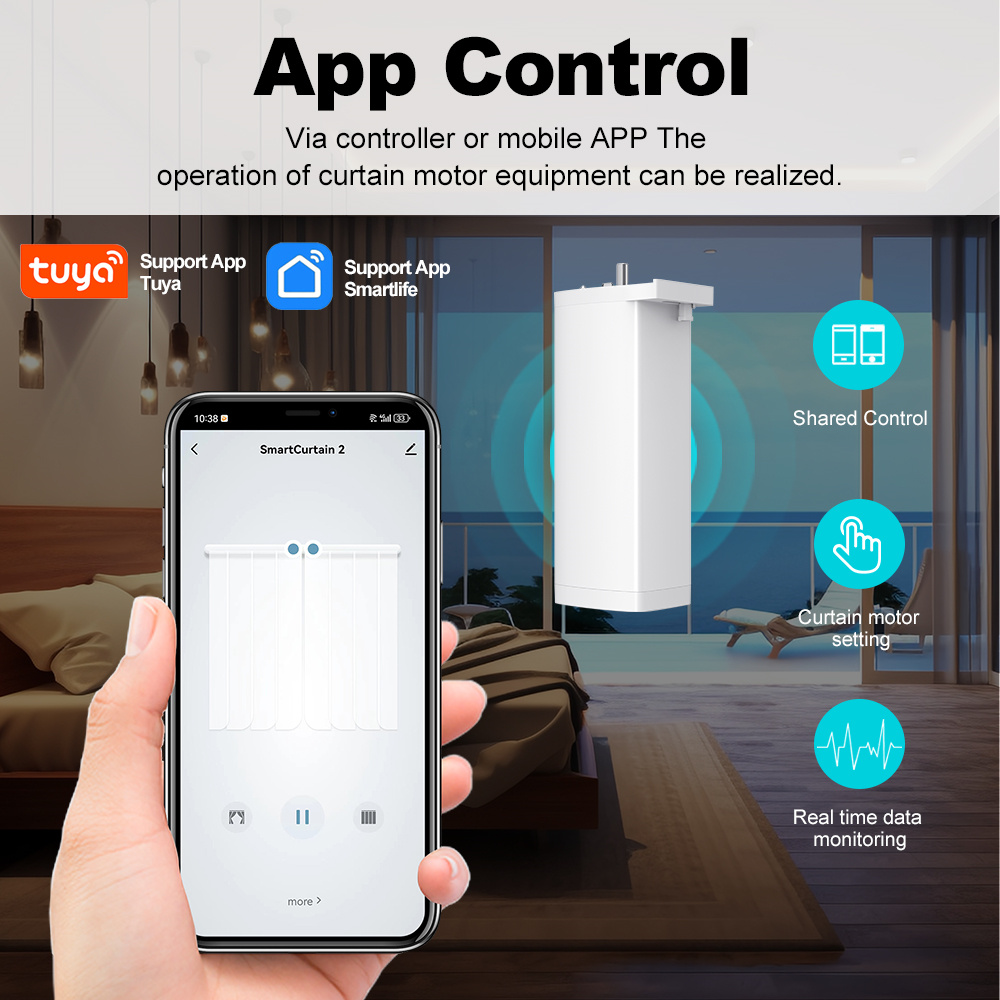 Smart Life Zigbee/WIFI Electri - Smart Curtain Robot のレビューと価格