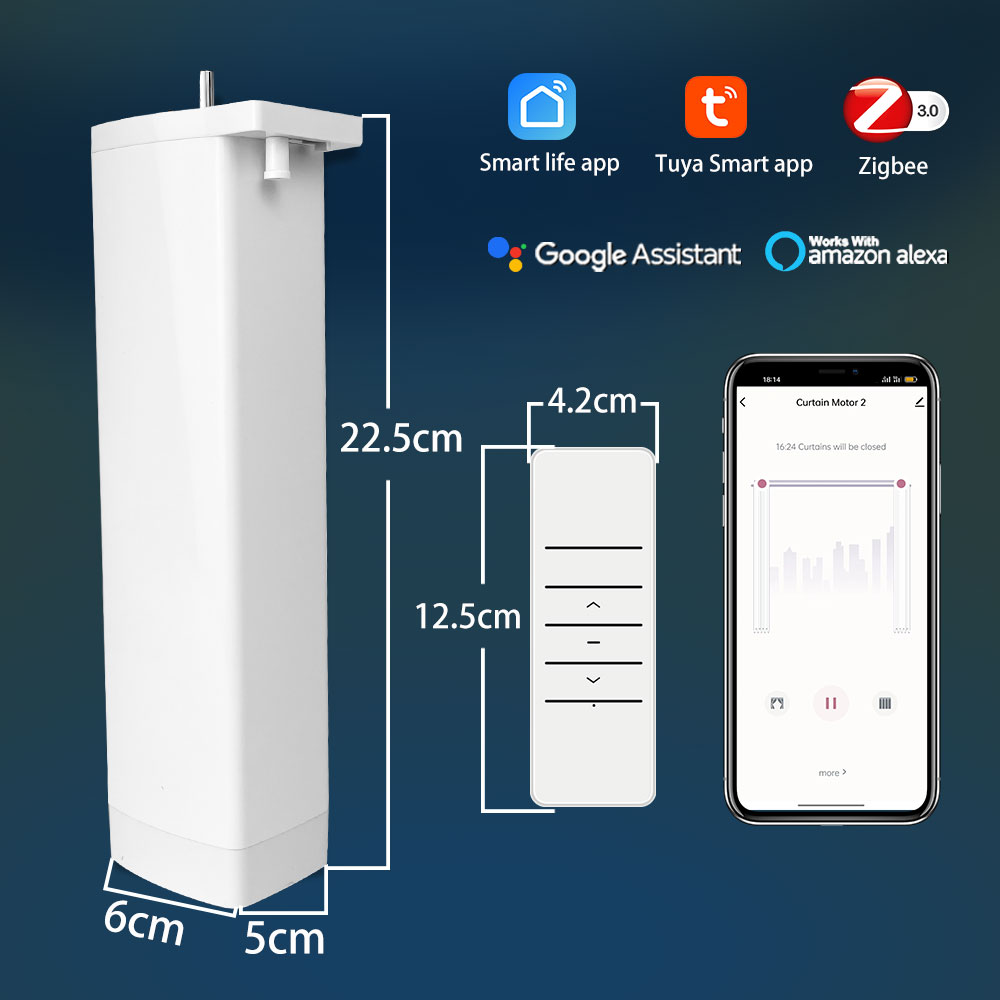 Tuya ZigBee Alexa Smart Curtai - Smart Curtain Robot のレビューと価格