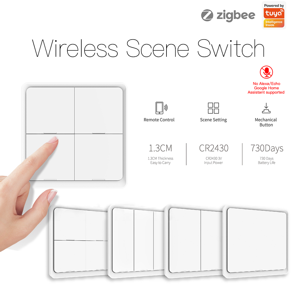 MOES ZigBee Wireless 12 Scene  - Smart Home Switch のレビューと価格
