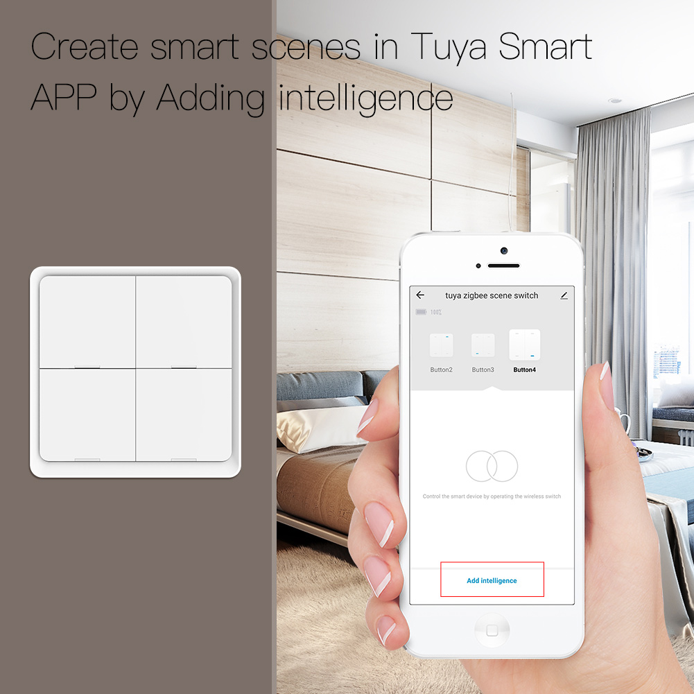 MOES ZigBee Wireless 12 Scene  - Smart Home Switch のレビューと価格