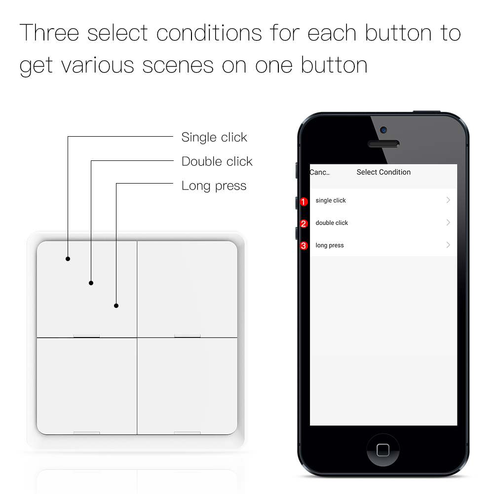 MOES ZigBee Wireless 12 Scene  - Smart Home Switch のレビューと価格