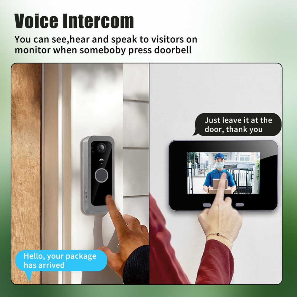 2.4G Wireless Visual Intercom  - Video Doorbell のレビューと価格