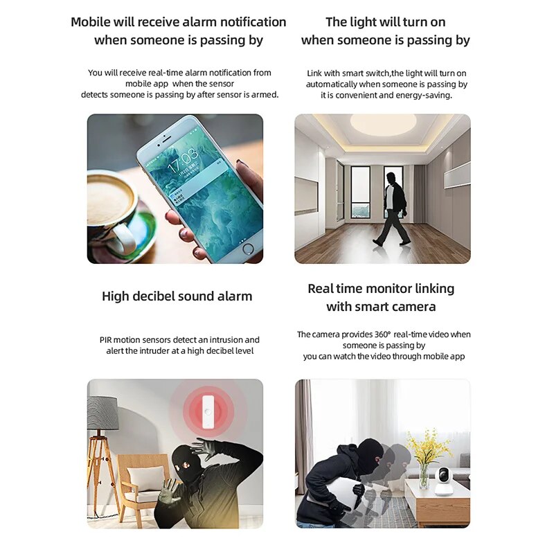 Tuya WiFi Zigbee PIR Motion Se - Smart Home Outdoor のレビューと価格