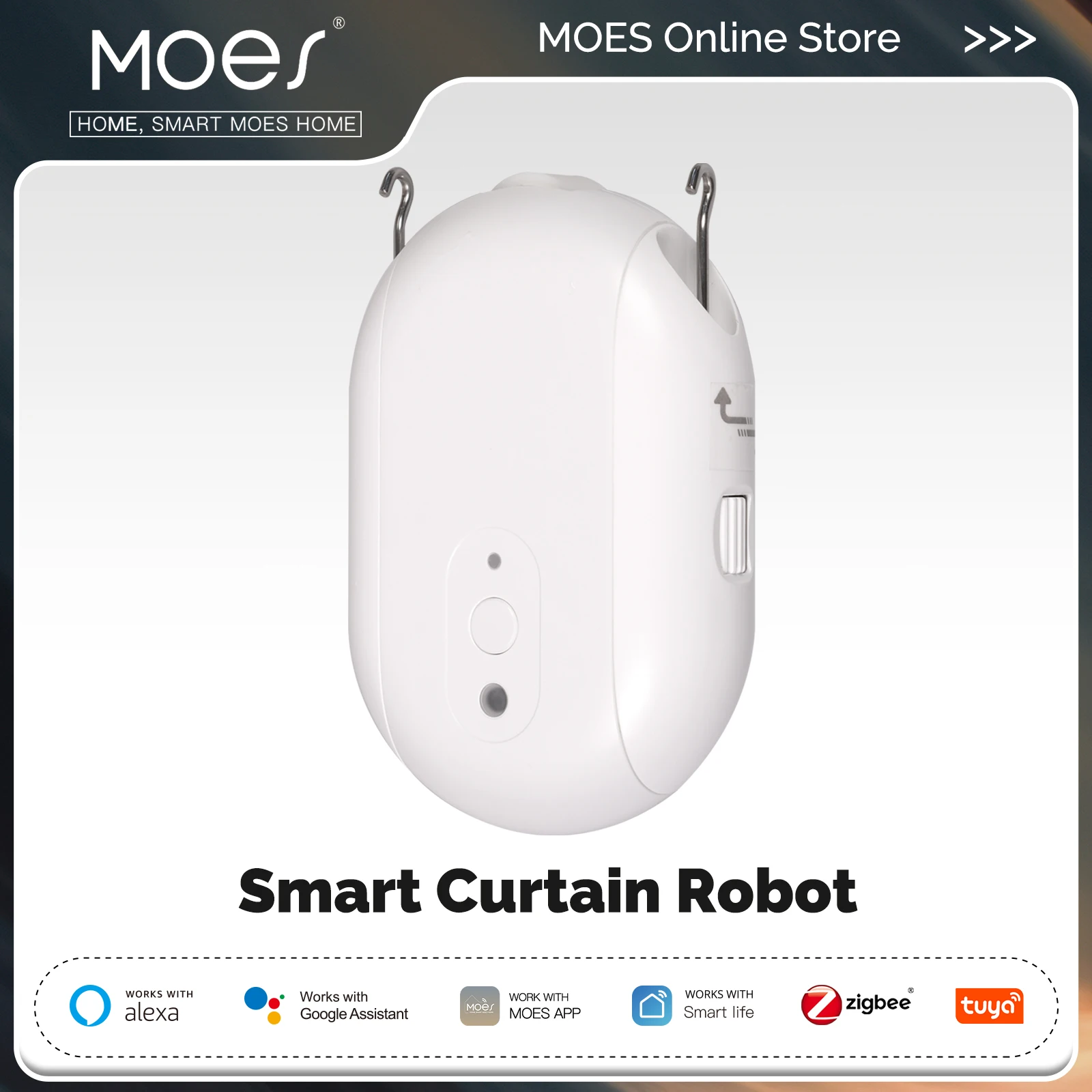 MOES Tuya ZigBee Smart Electri - Smart Curtain Robot のレビューと価格