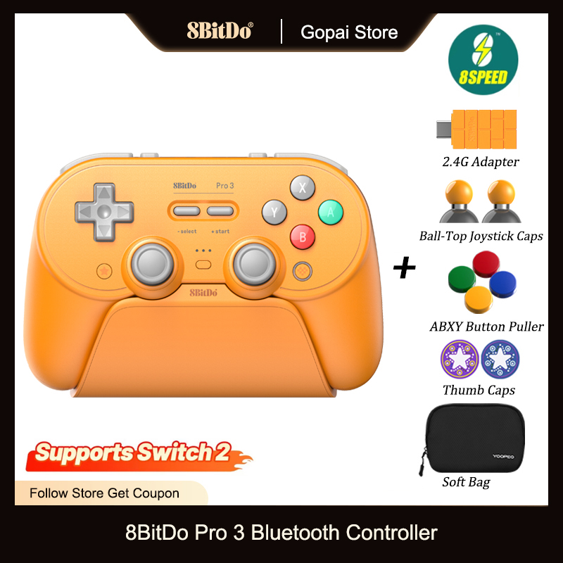 8BitDo Pro 3 Bluetooth Control - Smart Home Raspberry Pi のレビューと価格