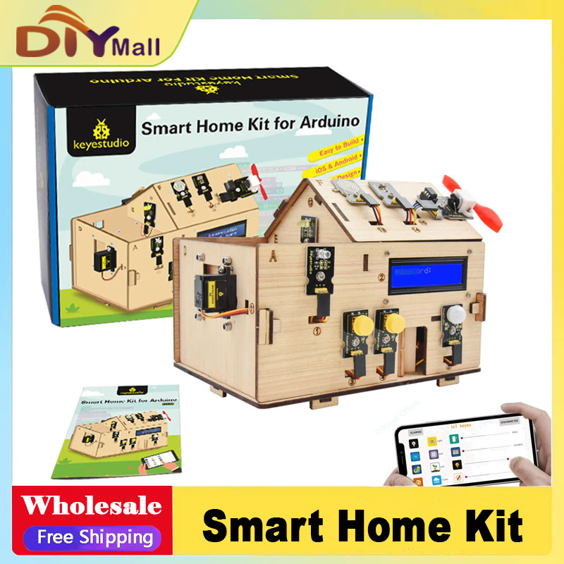 Keyestudio Smart IoT Home Kit  - Smart Home Arduino Project のレビューと価格