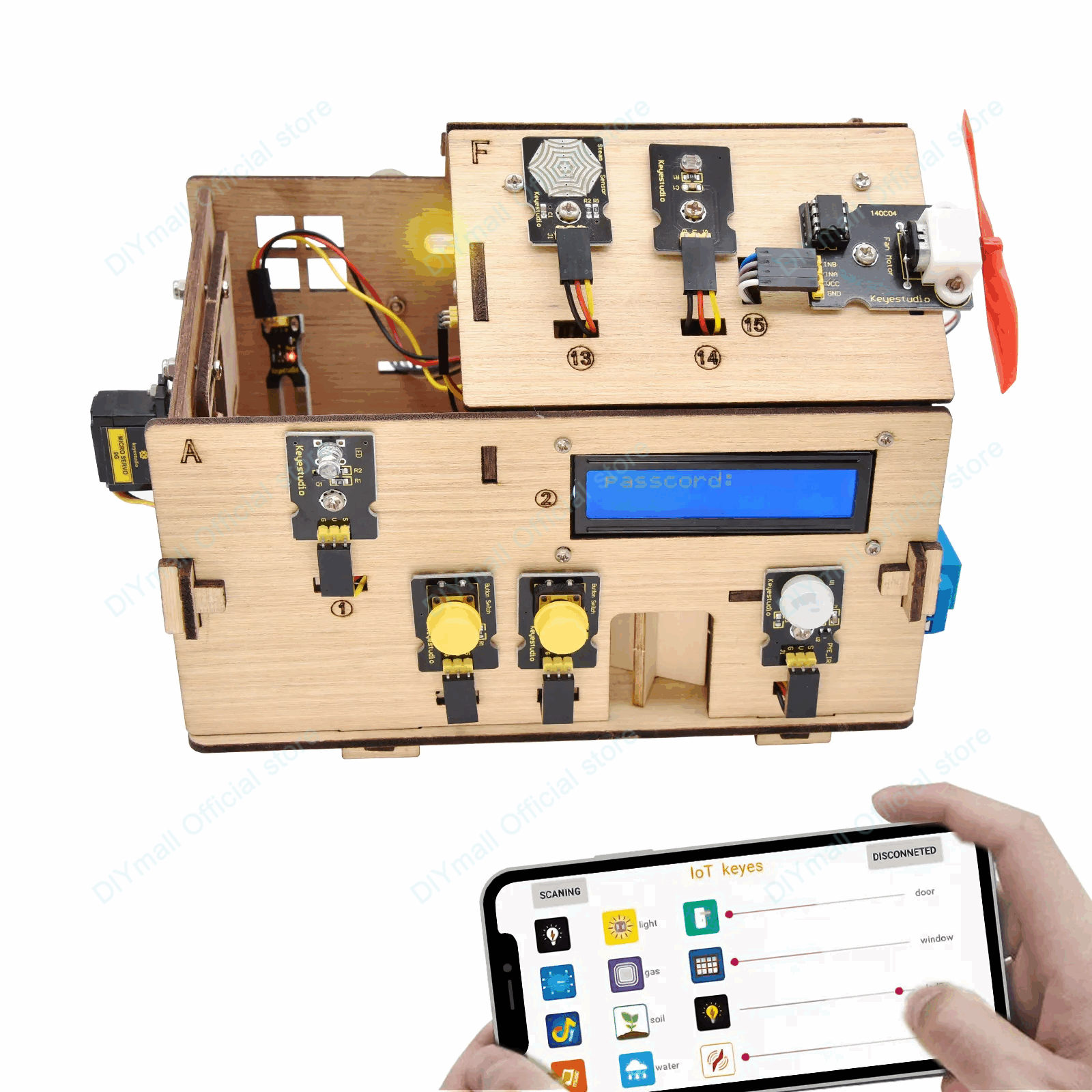 Keyestudio Smart IoT Home Kit  - Smart Home Arduino Project のレビューと価格