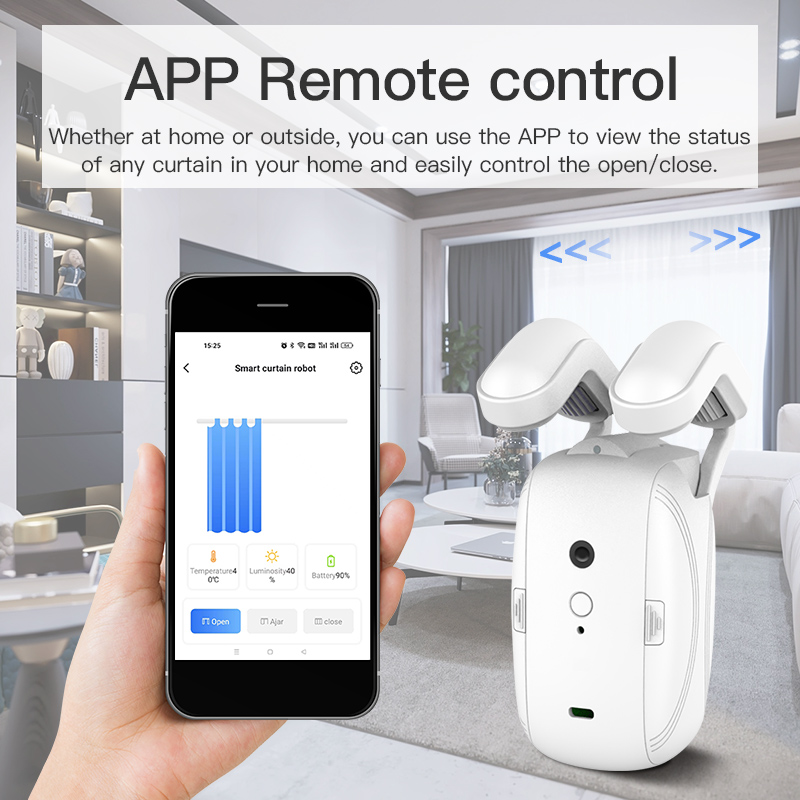 HIMOJO WiFI Bluetooth Tuya Sma - Smart Curtain Robot のレビューと価格