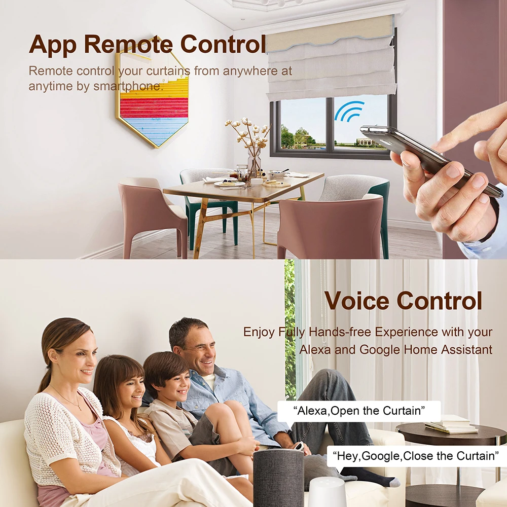 Tuya Smart WiFi Zigbee Curtain - Smart Curtain Robot のレビューと価格
