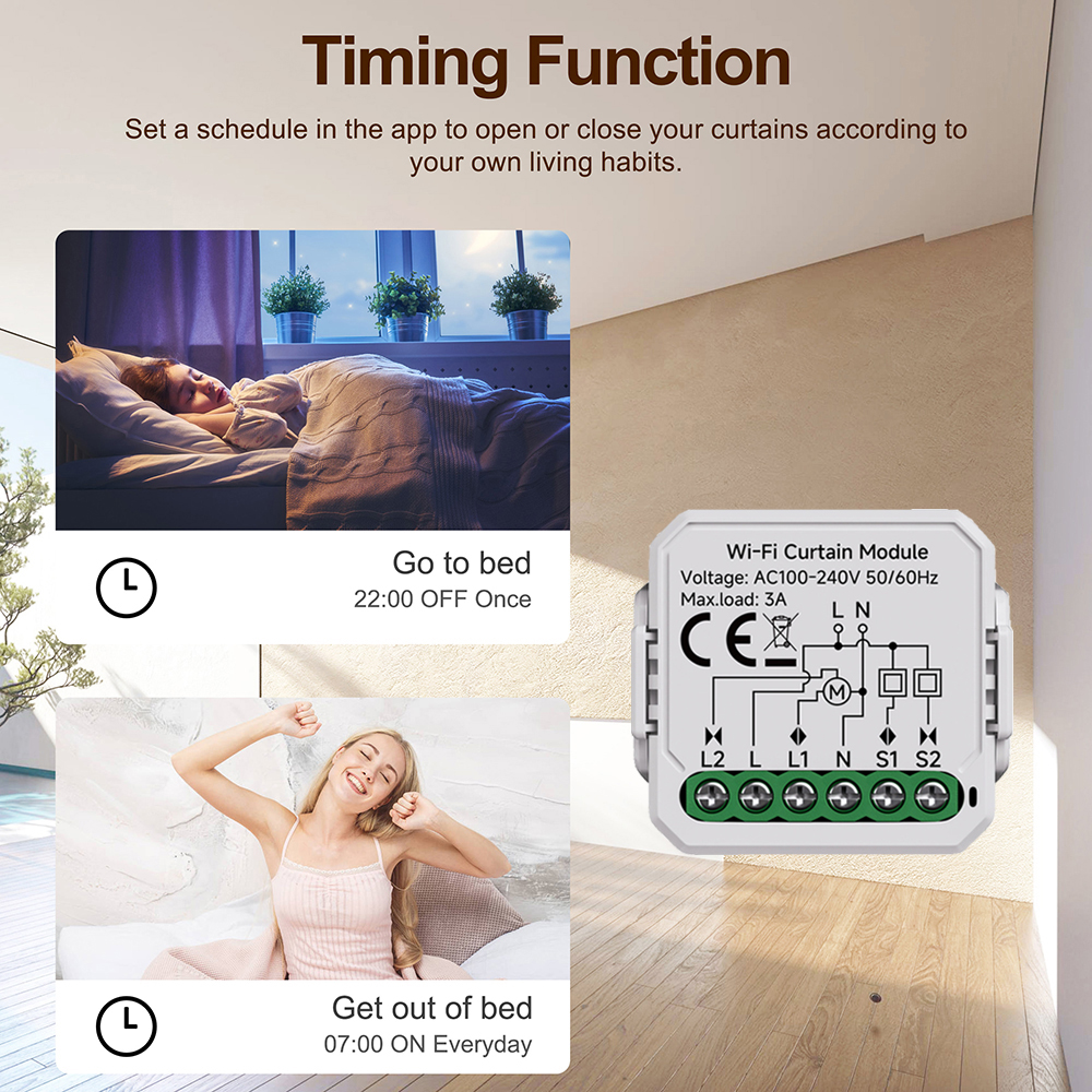 Tuya Smart WiFi Zigbee Curtain - Smart Curtain Robot のレビューと価格
