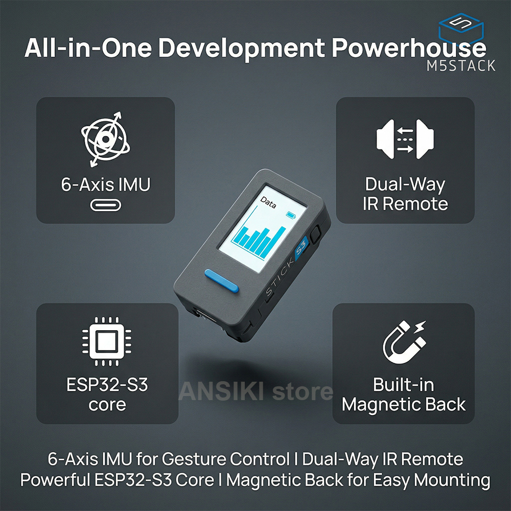 M5Stack M5StickS3 ESP32-S3 IoT - Smart Home Kit のレビューと価格