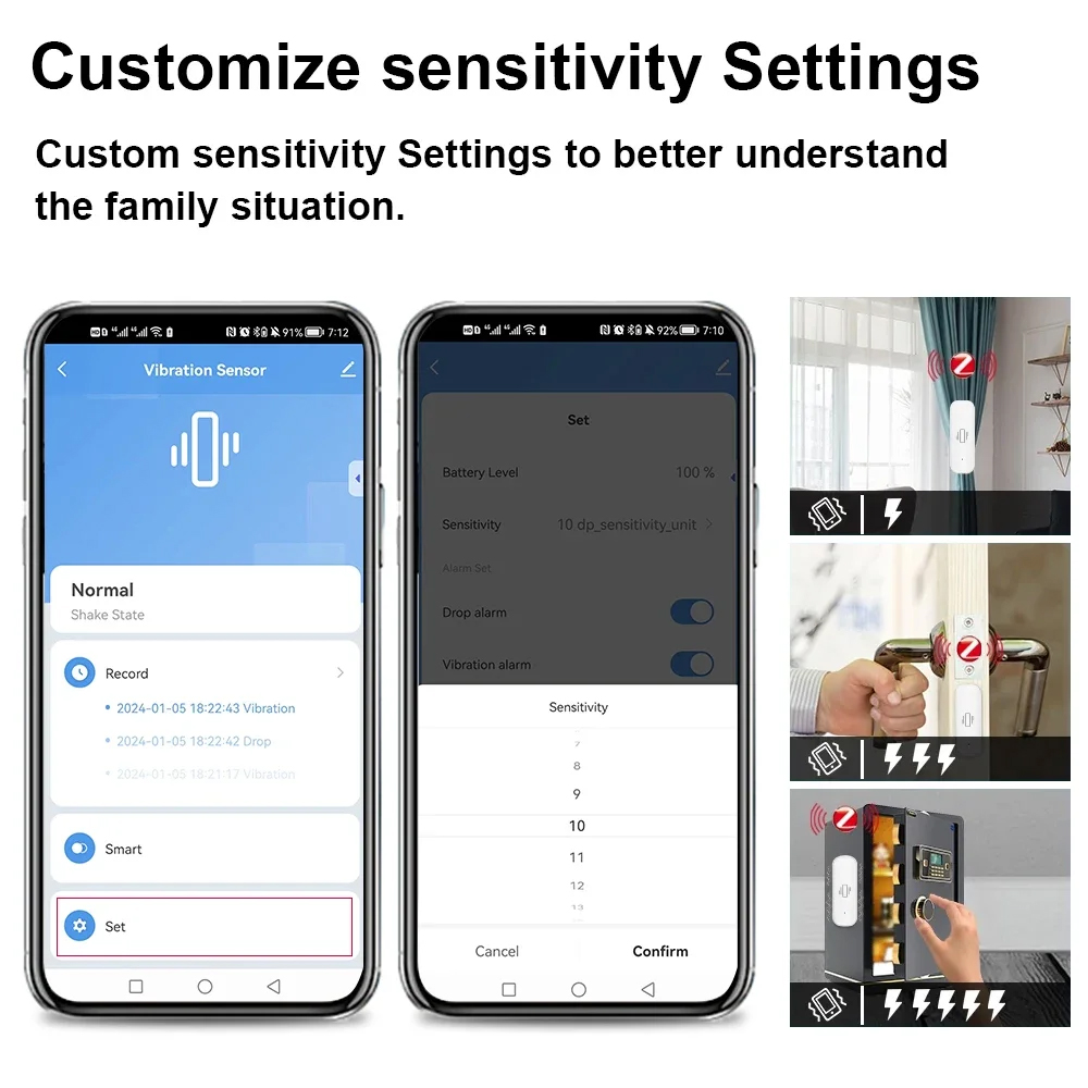 Smart ZigBee Vibration Sensor  - Smart Home Kit のレビューと価格
