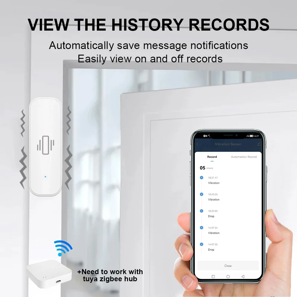 Smart ZigBee Vibration Sensor  - Smart Home Kit のレビューと価格