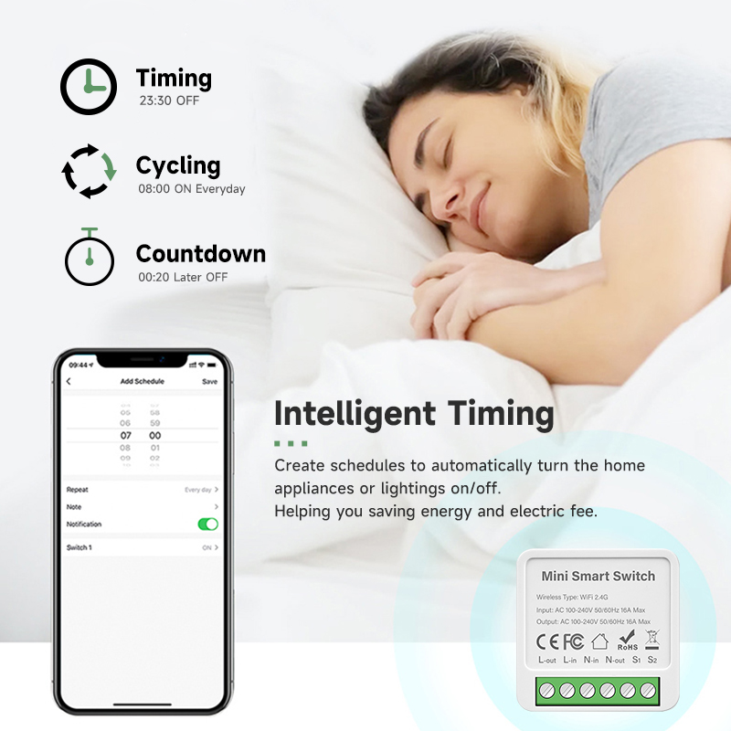 Tuya Smart WiFi Switch Module  - Home Automation Kit のレビューと価格