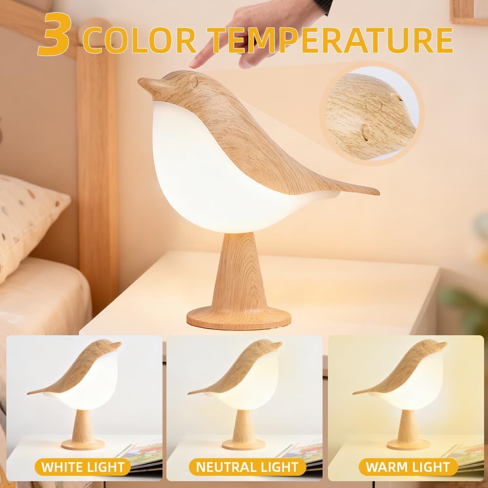 Cordless Bird Table Lamp, 3 Co - Temperature Sensor のレビューと価格