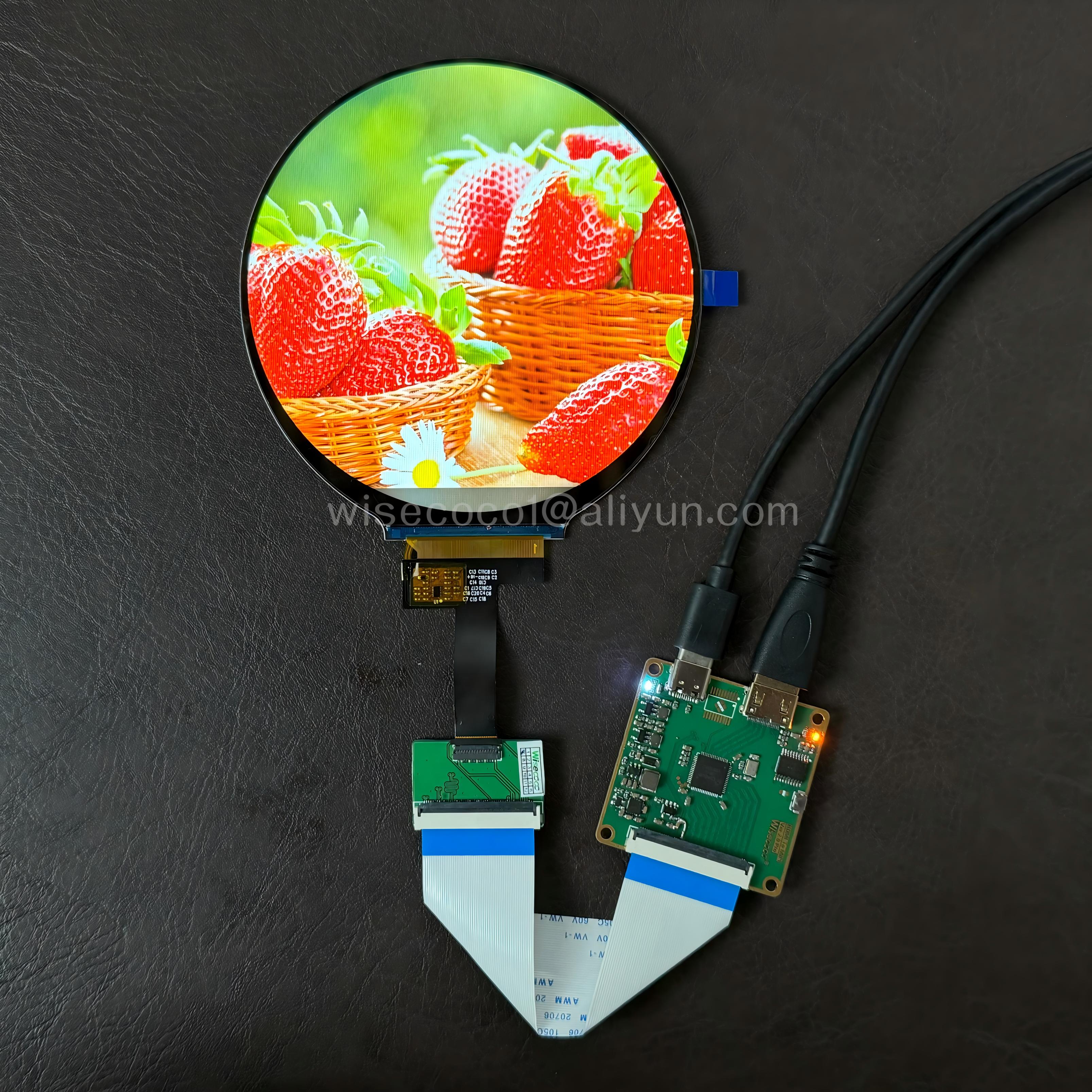 Wisecoco 4 Inch Round LCD Disp - Smart Home Raspberry Pi のレビューと価格