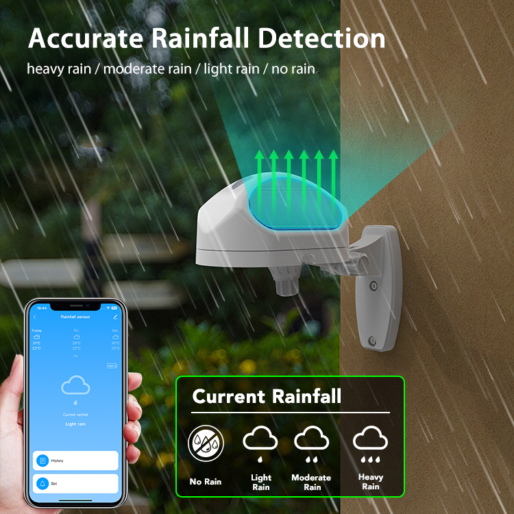 WiFi Rain Sensor Rainfall Dura - Smart Home Outdoor のレビューと価格