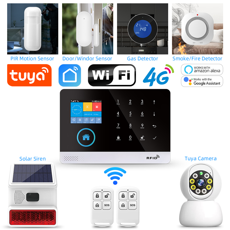 4G GSM Wifi Wireless Home Alar - Home Automation Kit のレビューと価格