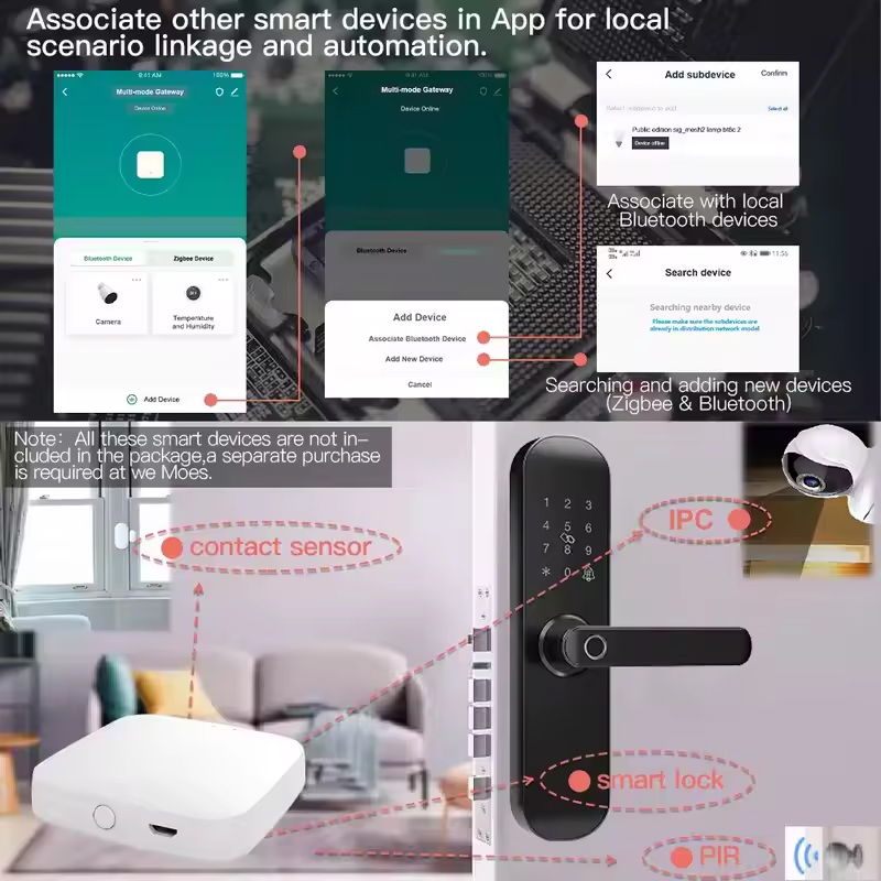 MOES Tuya ZigBee3.0 Smart Hub, - Smart Home Hub Ikea のレビューと価格