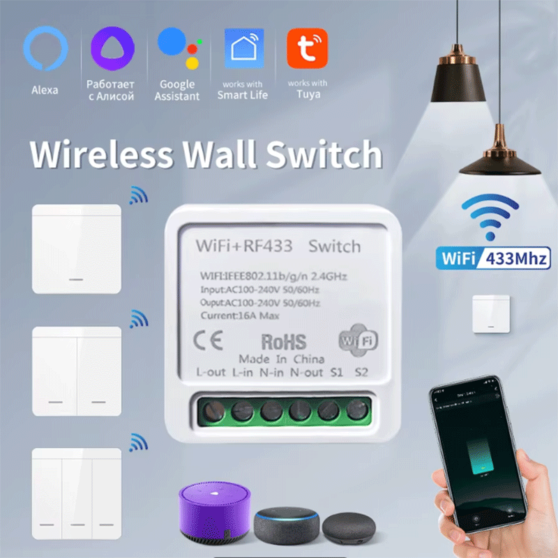 Tuya WiFi Smart Light Switch S - Smart Home Solution のレビューと価格