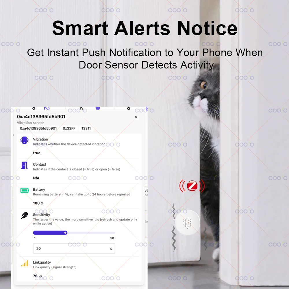 ZigBee 3.0 Vibration Sensor Re - Smart Home Kit のレビューと価格