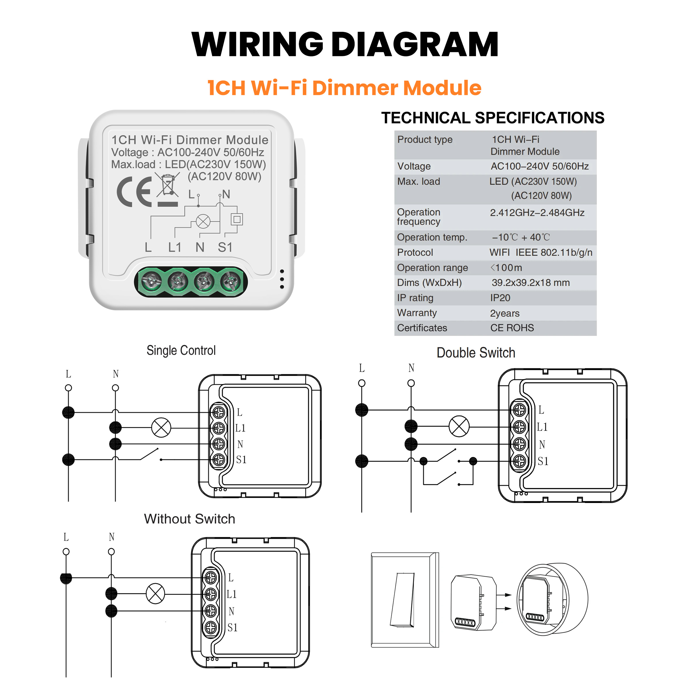 GIRIER Tuya Smart WiFi ZigBee  - Smart Home Switch のレビューと価格