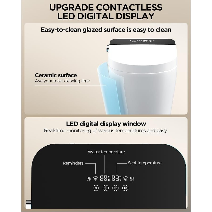 Bathroom smart toilet with hea - Smart Home Controller のレビューと価格