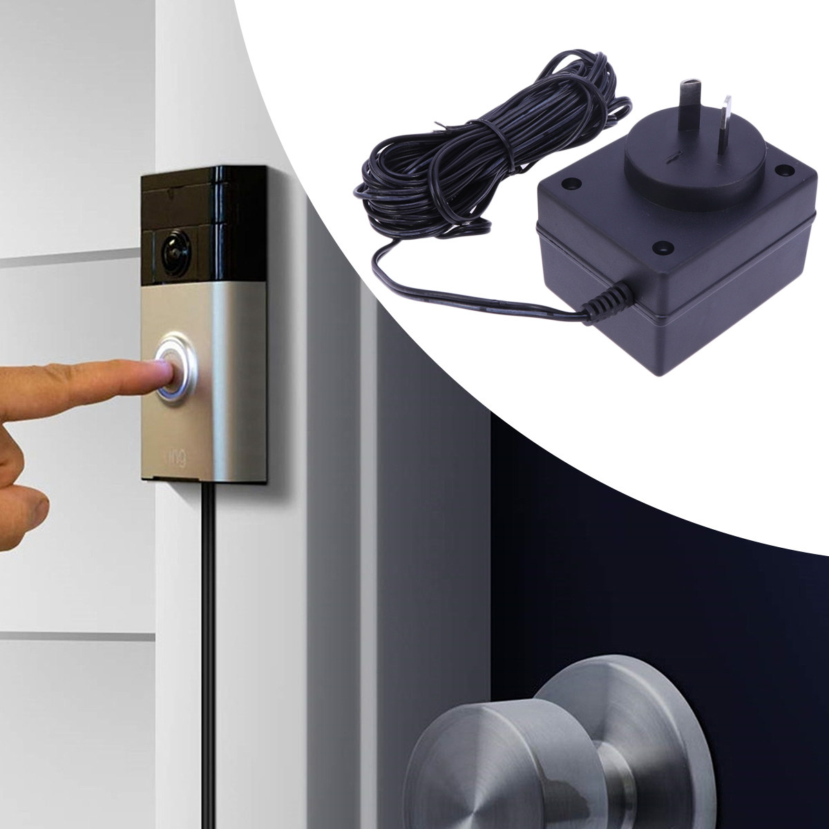 18V 500Ma 5M Power Adapter for - Video Doorbell のレビューと価格