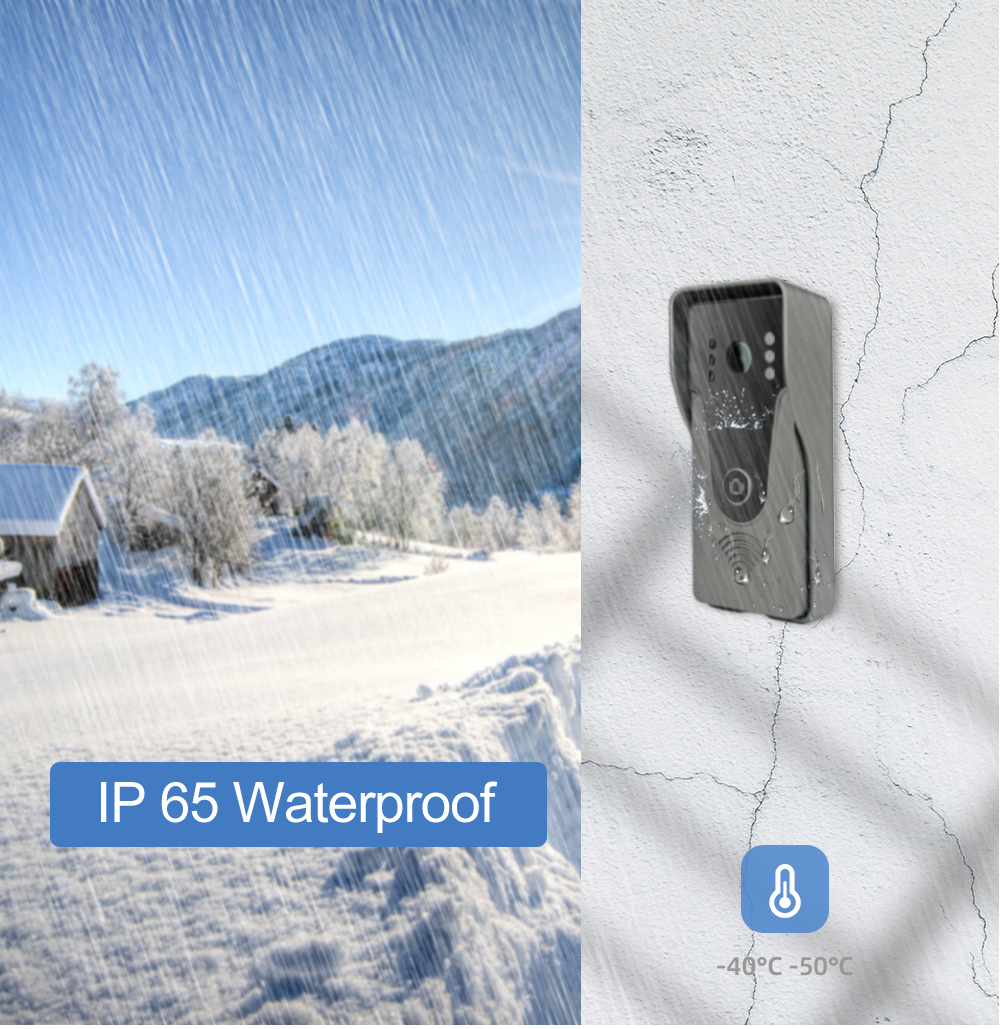 Hayway 4-Wired Video Door Phon - Video Doorbell のレビューと価格