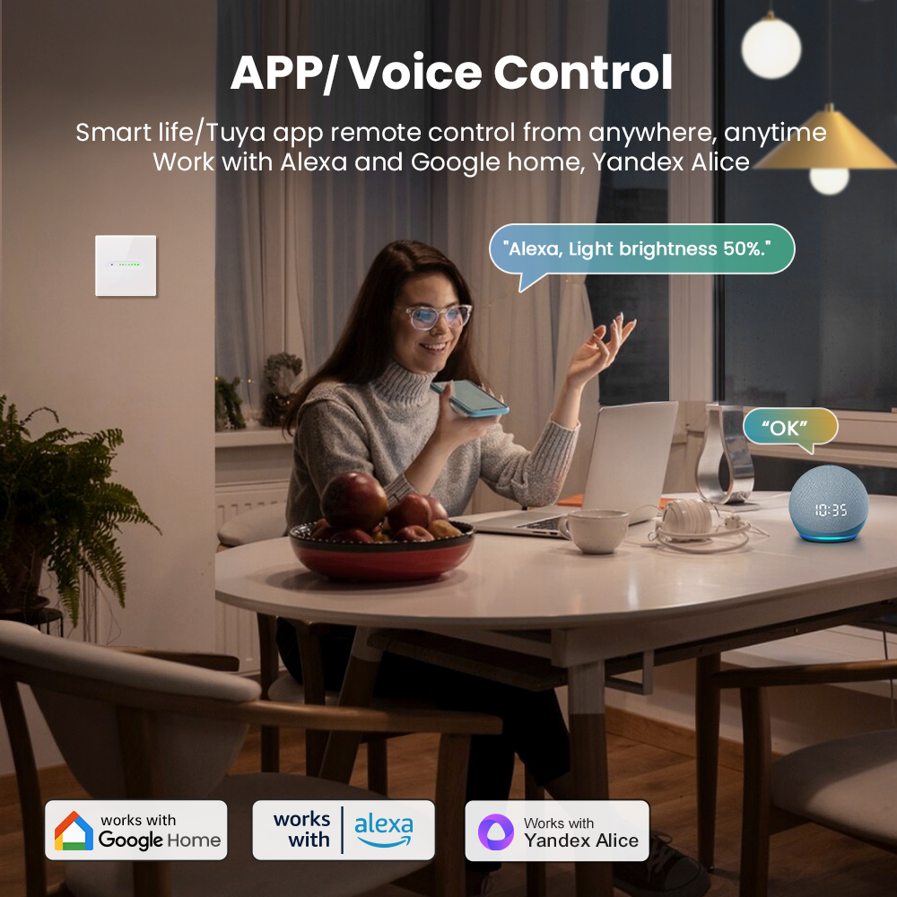 AVATTO WiFi 1/2 Gang Smart Dim - Smart Home Switch のレビューと価格