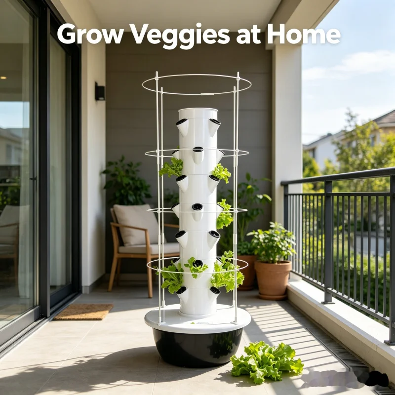 Smart Vertical Hydroponic Towe - Smart Home Kit のレビューと価格