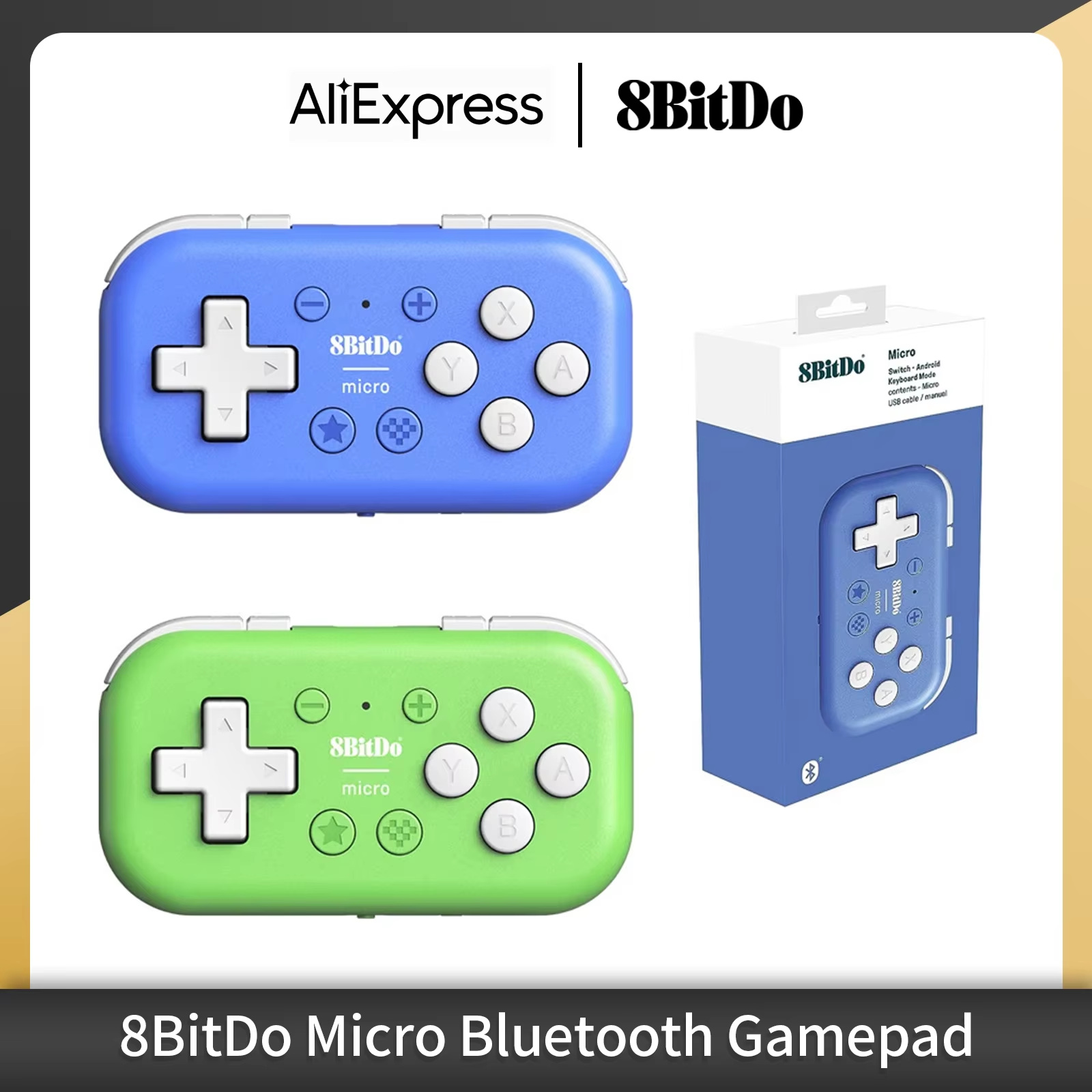 8Bitdo Micro Bluetooth Gamepad - Smart Home Raspberry Pi のレビューと価格