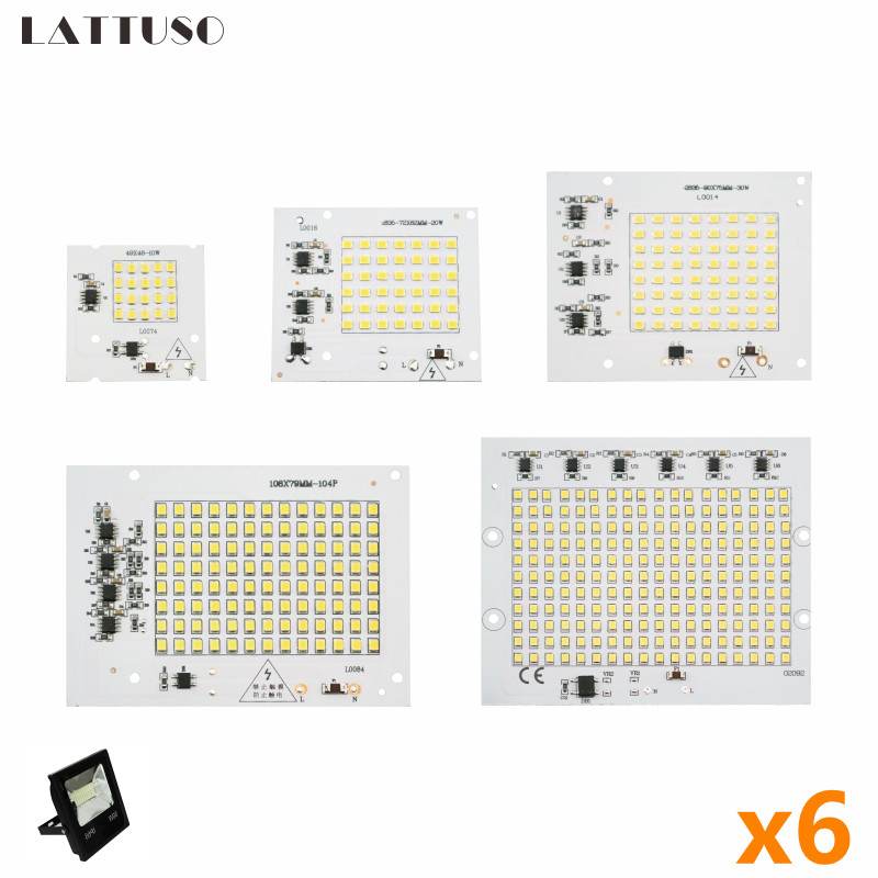 6pcs/lot Led Lamp 10W 20W 30W  - Smart Home Outdoor のレビューと価格