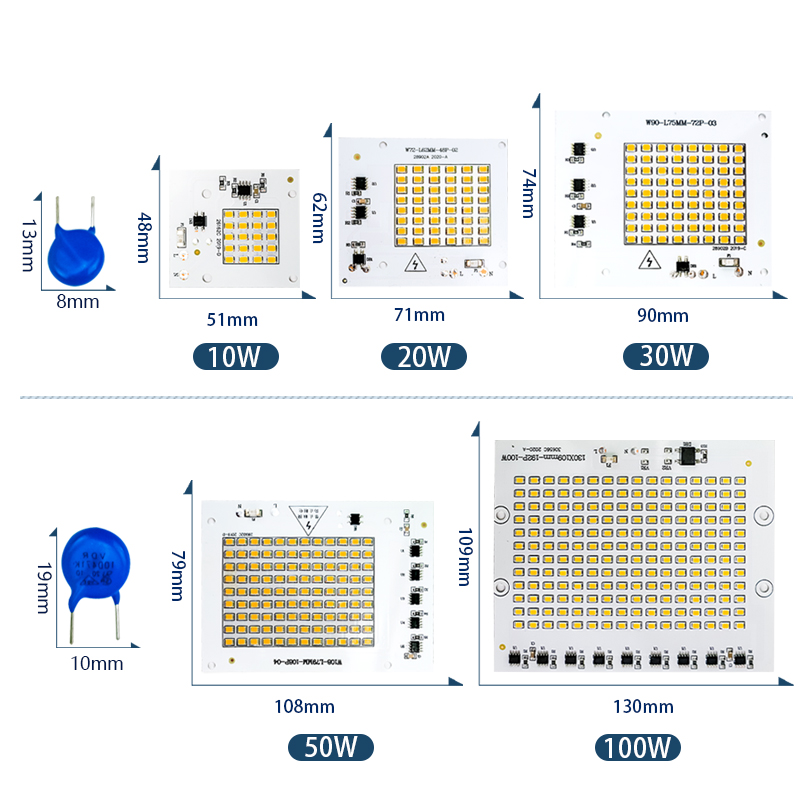 6pcs/lot Led Lamp 10W 20W 30W  - Smart Home Outdoor のレビューと価格