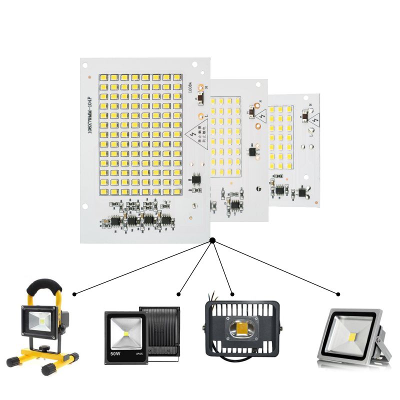 6pcs/lot Led Lamp 10W 20W 30W  - Smart Home Outdoor のレビューと価格