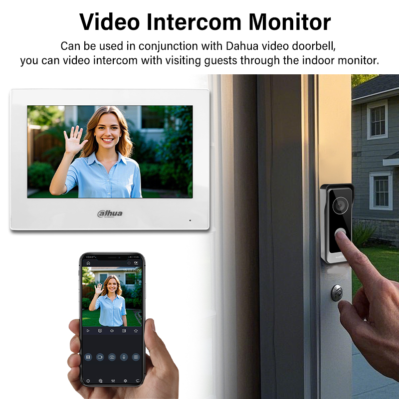 Dahua 2-Wire WiFi Indoor Monit - Video Doorbell のレビューと価格