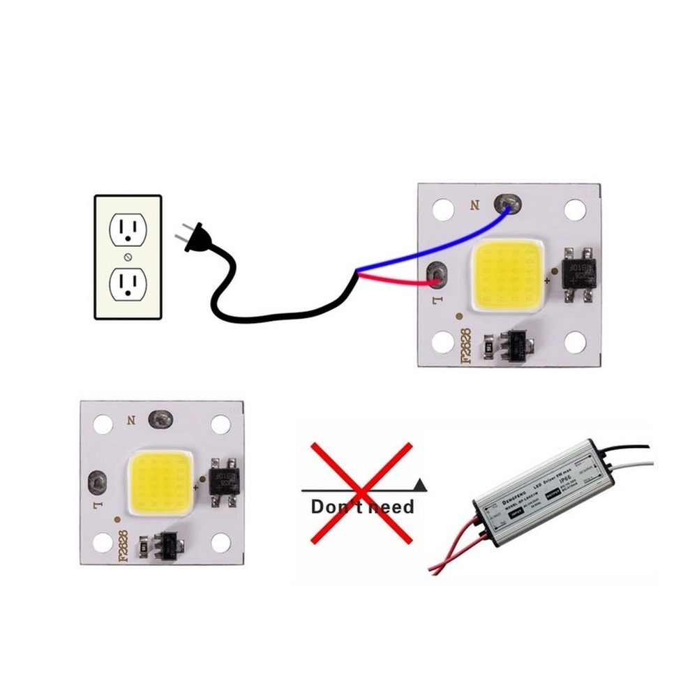 10W COB module 220V LED Chip D - Smart Home Outdoor のレビューと価格