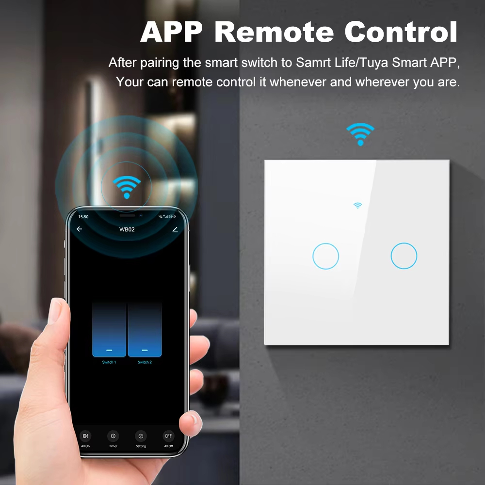 1 2 3 4 Gang WiFi RF 433mhz To - Smart Home Switch のレビューと価格
