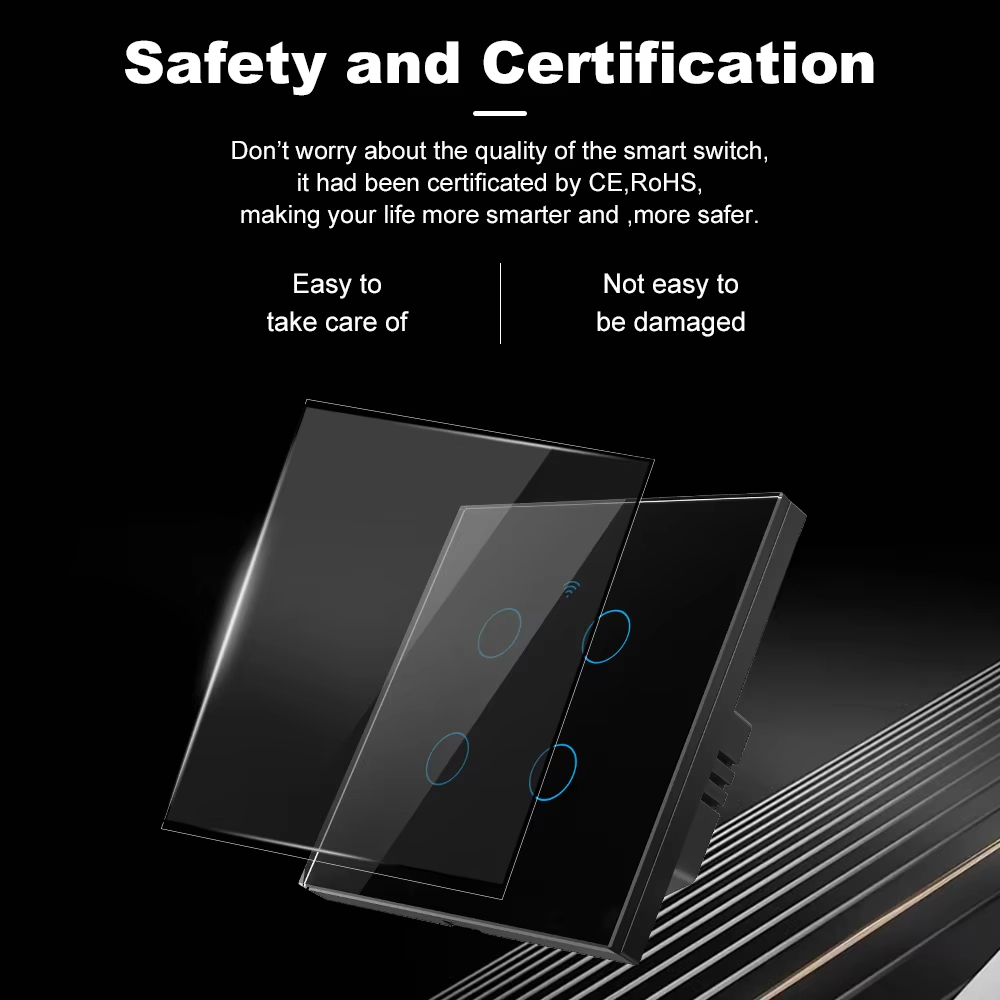 1 2 3 4 Gang WiFi RF 433mhz To - Smart Home Switch のレビューと価格